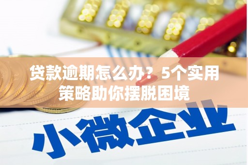 濉溪贷款逾期怎么办？5个实用策略助你摆脱困境