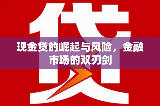 濉溪现金贷的崛起与风险，金融市场的双刃剑