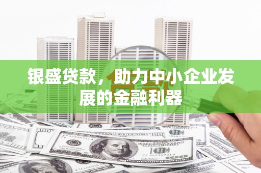 濉溪银盛贷款，助力中小企业发展的金融利器