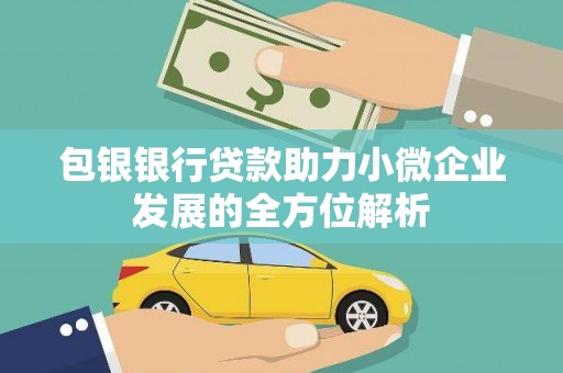濉溪包银银行贷款助力小微企业发展的全方位解析