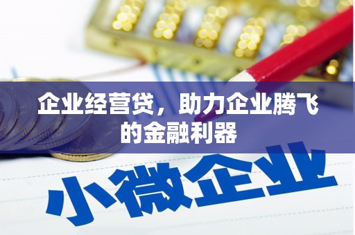 濉溪企业经营贷，助力企业腾飞的金融利器