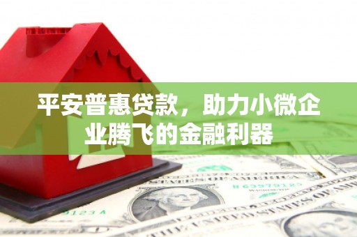 濉溪平安普惠贷款，助力小微企业腾飞的金融利器