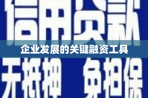濉溪企业发展的关键融资工具