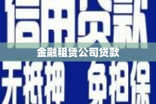 濉溪金融租赁公司贷款