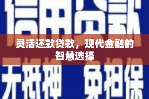 濉溪灵活还款贷款，现代金融的智慧选择