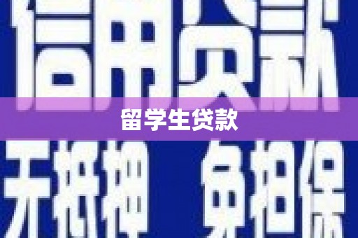 濉溪留学生贷款