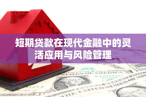 濉溪短期贷款在现代金融中的灵活应用与风险管理