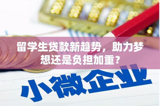 濉溪留学生贷款新趋势，助力梦想还是负担加重？